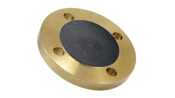 Flanschdruckmittler mit einer PFA Beschichtung.