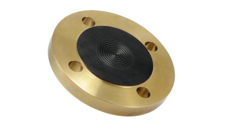 Flanschdruckmittler mit einer PTFE Beschichtung.