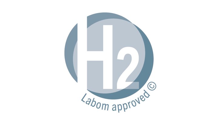 Wasserstoff Labom Siegel. Lädt Wasserstoffbroschüre herunter.