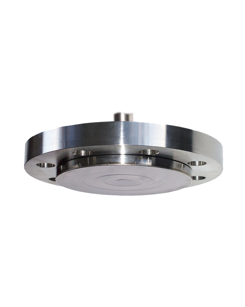 Flange-type diaphragm seal for low pressure applications (Series DA810). Suitable for mounting to pressure transmitters.