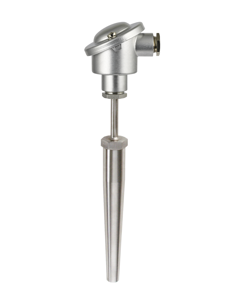 Resistance thermometer Pt100 with weld-in thermowell (Series GA2520).